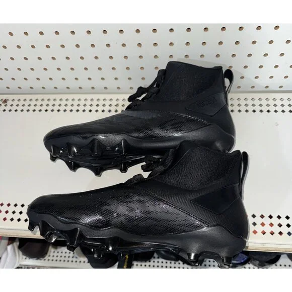 Adidas AdiZero Chaos Mens Football Lineman Cleats Size 12 Black ID9103
